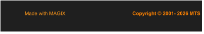Copyright © 2001- 2026 MTS   Made with MAGIX